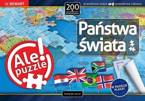 Puzzle Państwa Europy 200 el. Demart Demart