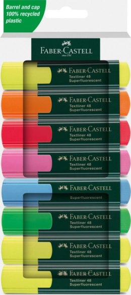 Zakreślacz Faber Castell Neon 8 kol., mix 1,0-5,0mm (254848 FC) Faber Castell