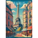 Zeszyt A4 Retro City 96k. 70g krata Herlitz (400196848) Herlitz