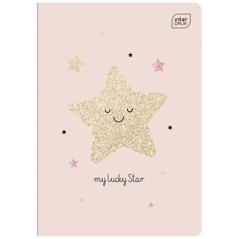 Zeszyt Glitter 5902277313782 A5 32k. 70g krata Interdruk Interdruk