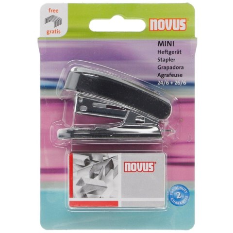 Zszywacz mini czarny (020-1907) Novus Novus