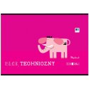 Blok techniczny B&B KIDS A4 białe 240g 10k Interdruk (BLTBB) Interdruk