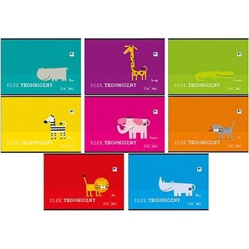 Blok techniczny B&B KIDS A4 białe 240g 10k Interdruk (BLTBB) Interdruk