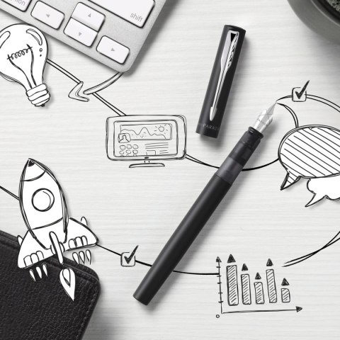 Ekskluzywne pióro tłoczkowe VECTOR XL czarny M Parker (2159744) Parker