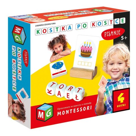 Gra edukacyjna Multigra KOSTKA PO KOSTCE - PISANIE 4 KOSTKI Multigra