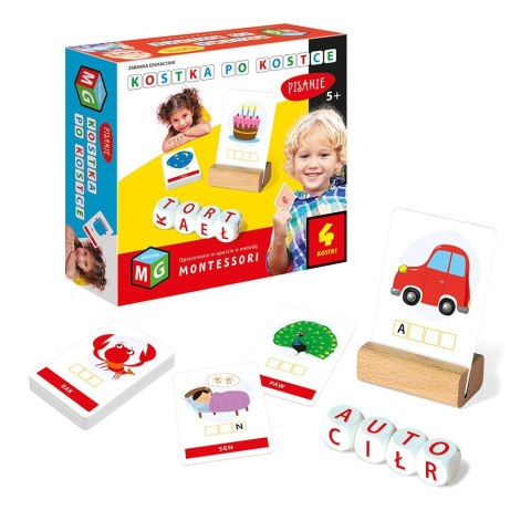 Gra edukacyjna KOSTKA PO KOSTCE - PISANIE 4 KOSTKI Multigra Multigra