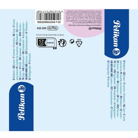 Gumka do mazania Griffix 0000605304 Pelikan (300007862) Pelikan