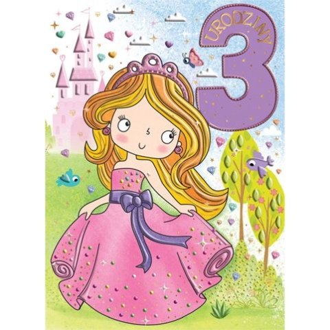 Kartka składana B6 B6 3 królewna Henry (5905701485260) Henry