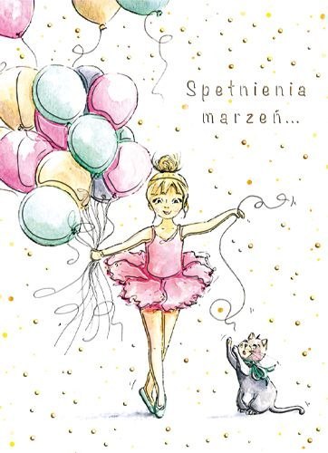 Kartka składana B6 B6 Baletnica Henry (5907465668378) Henry