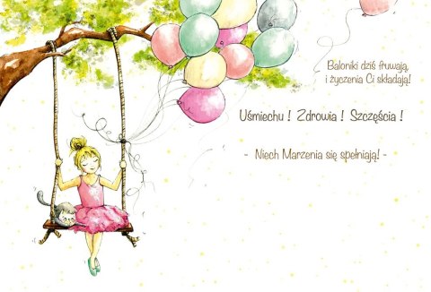 Kartka składana B6 B6 Baletnica Henry (5907465668378) Henry