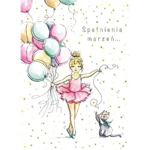 Kartka składana B6 B6 Baletnica Henry (5907465668378) Henry