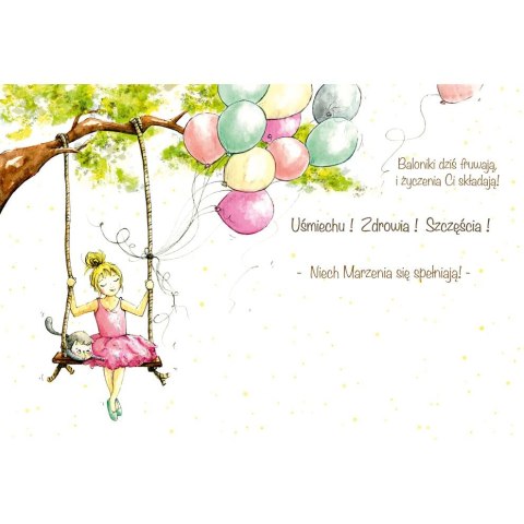 Kartka składana B6 B6 Baletnica Henry (5907465668378) Henry