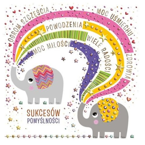 Kartka składana kw KW słonie II Henry (5905701488131) Henry