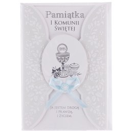 Kartka składana laurka B6 exclusive satyna komunia B6 (5902221807909)