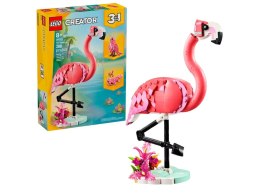 Klocki konstrukcyjne Lego Creator 3w1 Dzikie zwierzęta: różowy flaming (31165) Lego