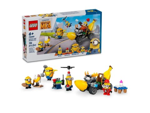 Klocki konstrukcyjne Minionki i bananowóz Lego (75580) Lego