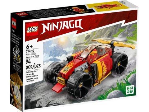 Klocki konstrukcyjne Ninjago Samochód wyścigowy ninja Kaia EVO Lego (71780) Lego