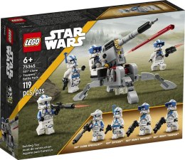 Klocki konstrukcyjne Star Wars Zestaw bitewny - żołnierze-klony z 501. legionu Lego (75345) Lego