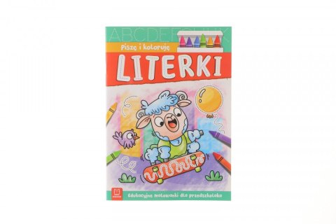 Książeczka edukacyjna Piszę i koloruję. Literki. Aksjomat Aksjomat