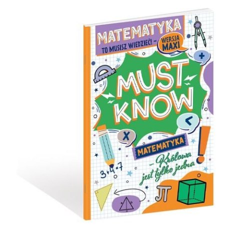 Książeczka edukacyjna Książka A4 MUST KNOW matamatyka Henry (9788396980953) Henry