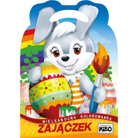 Książeczka edukacyjna Wielkanocna kolorowanka. Zajączek Niko Niko