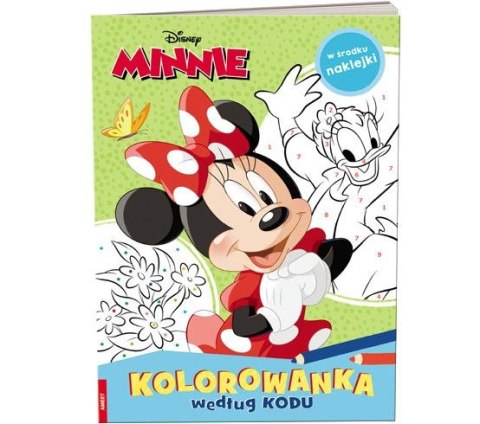 Książka dla dzieci Minnie. Kolorowanka według kodu Ameet (KKO 9105) Ameet