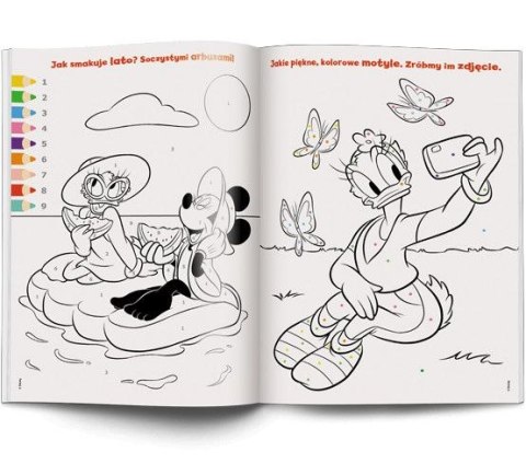 Książka dla dzieci Minnie. Kolorowanka według kodu Ameet (KKO 9105) Ameet