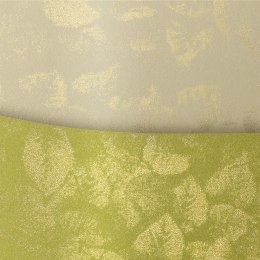 Papier ozdobny (wizytówkowy) Liście A4 kremowy 250g Galeria Papieru (203602) Galeria Papieru