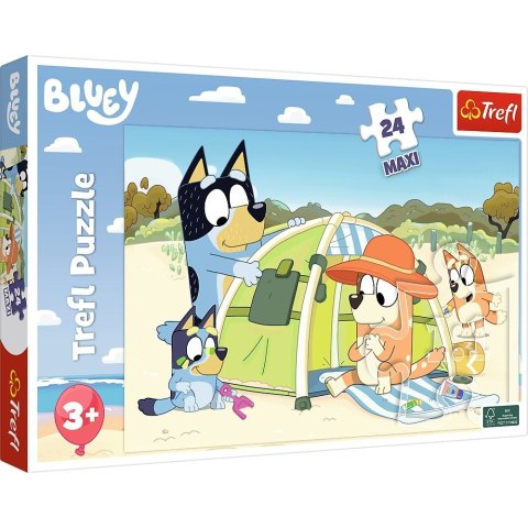 Puzzle Bluey Wspaniały dzień Bluey 24 el. Trefl (14357) Trefl