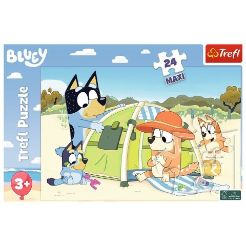 Puzzle Bluey Wspaniały dzień Bluey 24 el. Trefl (14357) Trefl