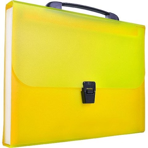 Teczka z przegródkami harmonijkowa A4 kolor: żółty 13 przegródek Tetis (BT623-Y) Tetis