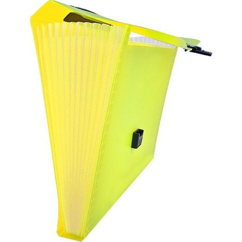 Teczka z przegródkami harmonijkowa A4 kolor: żółty 13 przegródek Tetis (BT623-Y) Tetis