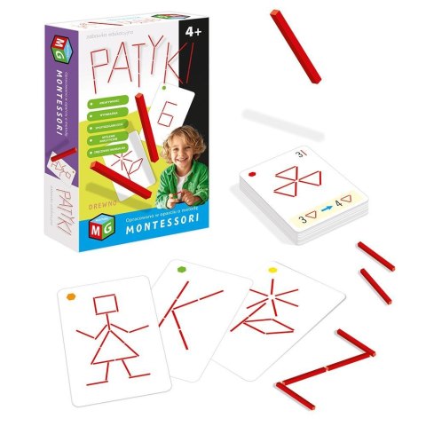 Zabawka kreatywna MONTESSORI - PATYKI Multigra Multigra