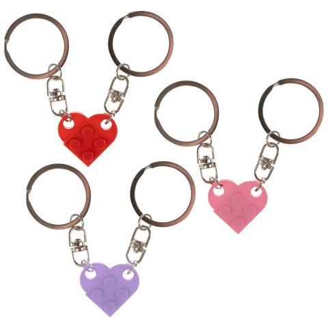 Brelok serce z klocków Arpex (WA3902) Arpex