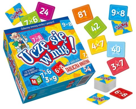 Gra edukacyjna TABLICZKA MNOŻENIA - UCZĘ SIĘ W MIG Multigra Multigra