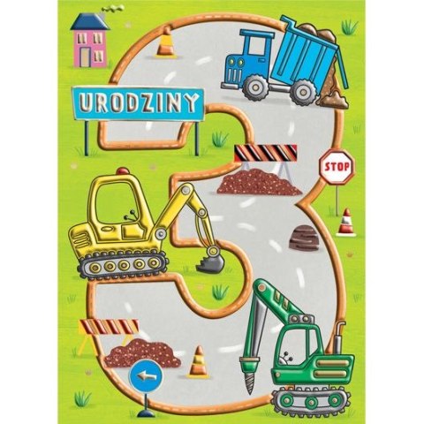 Kartka składana B6 3 budowa B6 Henry (5905701485253) Henry