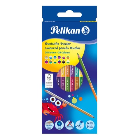 Kredki ołówkowe 700146 24 kol. Pelikan (100401585) Pelikan