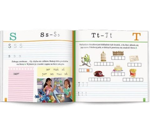 Książeczka edukacyjna Disney Uczy. Stitch. Elementarz. Ćwiczenia Ameet (PCC 9304) Ameet