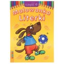 Książeczka edukacyjna Malowanka - Literki część 6 Literka Literka