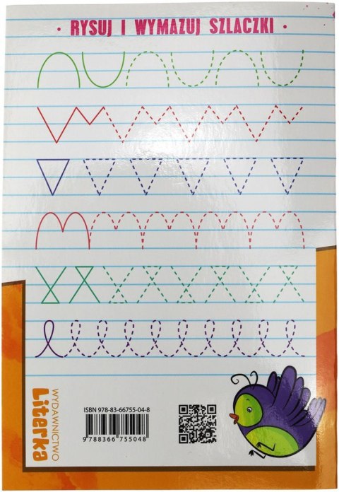 Książeczka edukacyjna Szlaczki i literki 5-7 lat Literka Literka