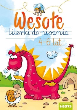 Książeczka edukacyjna Literka WESOŁE LITERKI DO PISANIA 4-6 LAT Literka