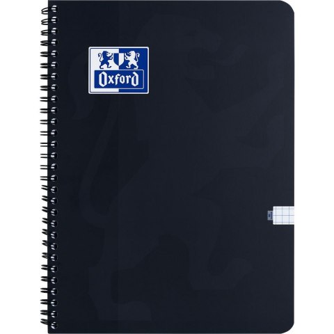Notes (notatnik) czarny A4 80k. krata Oxford (400192076) Oxford