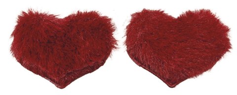 Ozdoba materiałowa Craft-Fun Series serca futerkowe Titanum (231006) Titanum