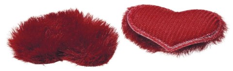 Ozdoba materiałowa Craft-Fun Series serca futerkowe Titanum (231006) Titanum