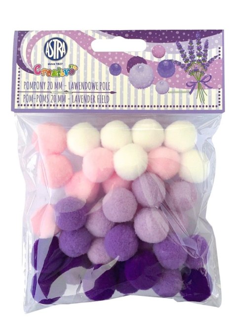 Pompony lawendowe pole lawendowy Creatinio (335121022) Creatinio