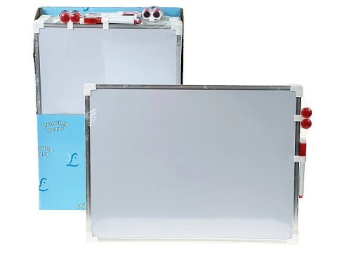 Tablica magnetyczna z flamastrem sucho ścieralnym [mm:] 410x300 Adar (606531) Adar