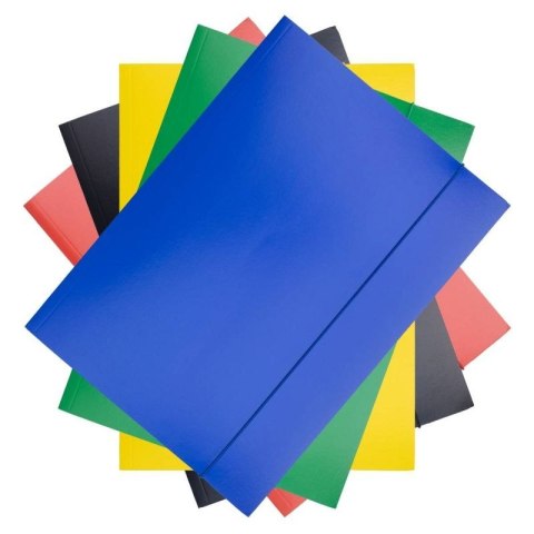 Teczka kartonowa na gumkę A4 mix 320g Office Products (21191321-99) Office Products