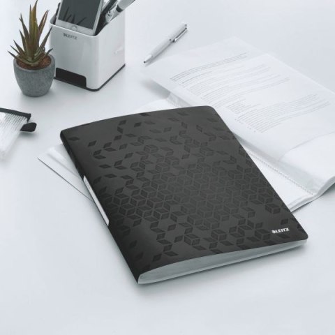 Teczka ofertowa Wow A4 kolor: CZARNY 40 kieszeni Leitz (46320095) Leitz