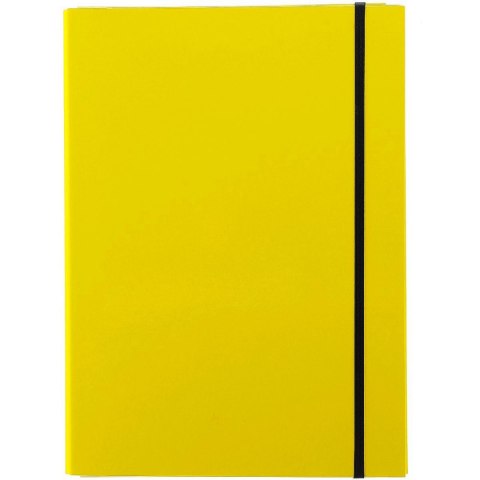 Teczka z szerokim grzbietem na gumkę CARIBIC z gumką A4 żółty VauPe (342/28) VauPe
