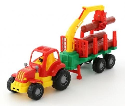 Traktor traktor z przyczepą osiłek Polesie (44815) Polesie